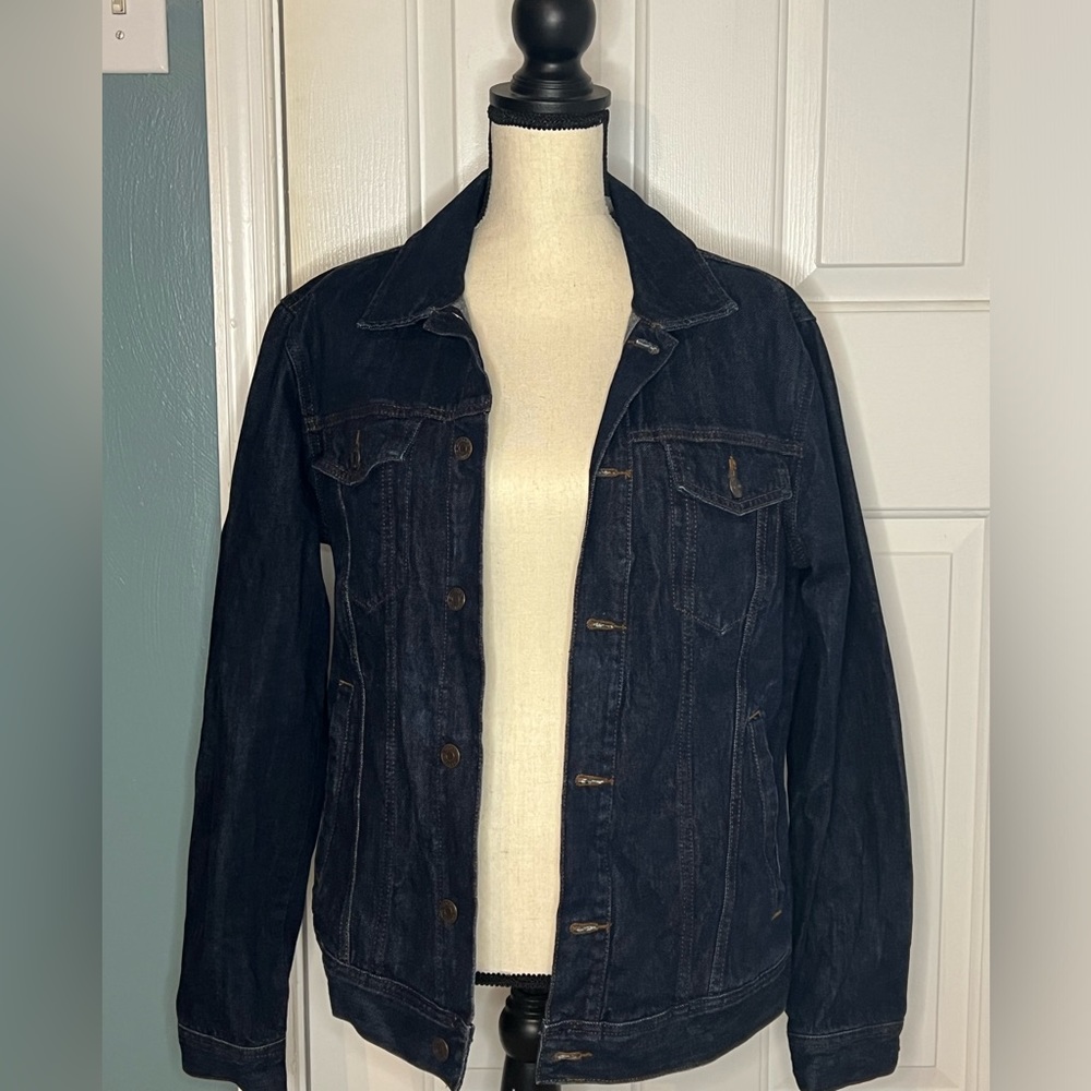Banana Republic Dark Rinse Classic Jean Jacket - Size Medium